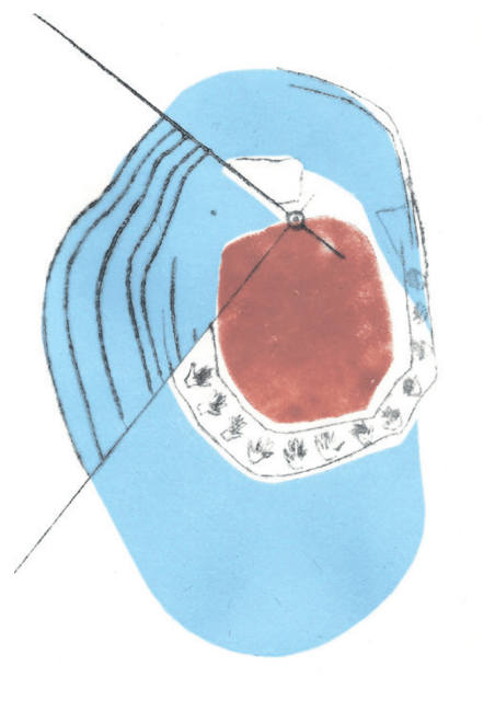 Voorzijde ansichtkaart met illustratie door Nikki Kröder
